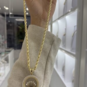 Cadena Torsal con dije De Rolex