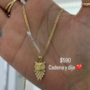 Cadena y dije Búho